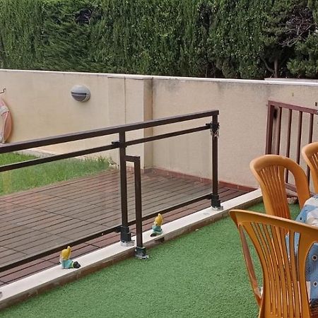 Apartamento Con Terraza Y Acceso Directo A La Piscina Y A 50 M De La Playa Miami Playa Esterno foto
